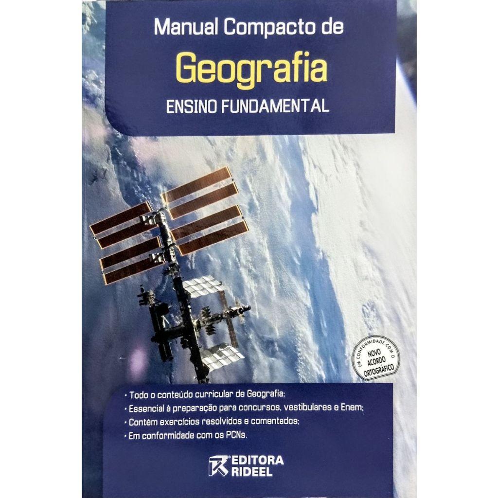 Livro: Manual Compacto de Geografia (Novo, Lacrado)