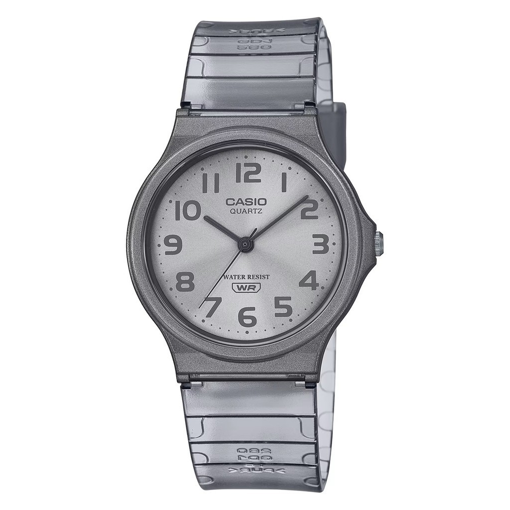 Relógio de Pulso Casio Standard Transparente Original  Mulher Esposa Namorada Mãe Barato MQ-24S-8B - Watches