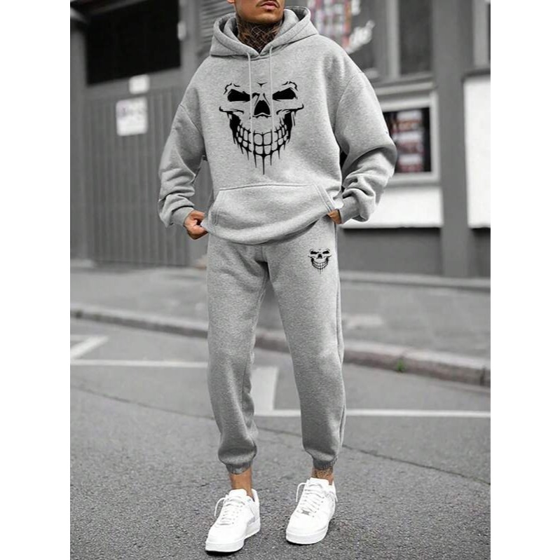 Conjunto Moletom Fernando&co Canguru Blusa De Frio Estampado Masculino E Feminino Calça e Blusa
