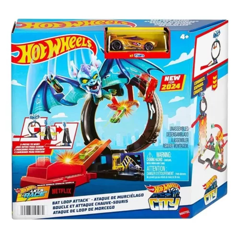 Pista Hot Wheels Ataque Do Morcego - Mattel - Hobbies & Collections