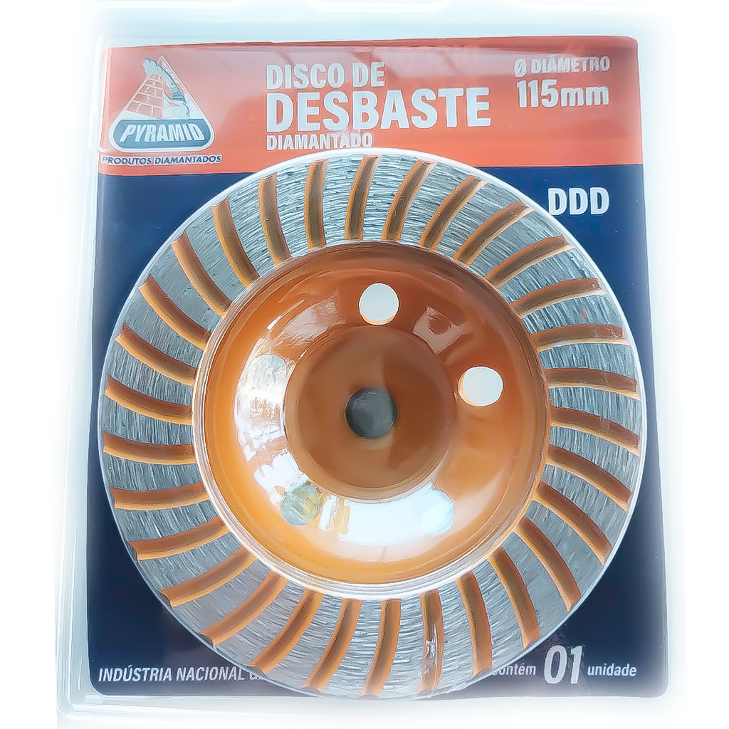 Disco profissional Desbaste Diamantado Turbo Concreto Mármore Rebolo 115mm M14 em Oferta na Shopee