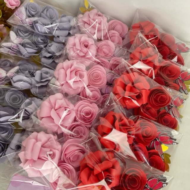 Kit Flores Para BOLO, atacado revenda . Flores em Papel Para Bolo. Topo de Bolo , confeitaria - Kit Atacado
