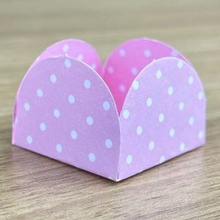 50~450 Forminhas Poá Rosa/Branco Para Doces 4 Pétalas 3,3X3,3X2,2  10.22  (Nc Toys Simples) em Oferta na Shopee