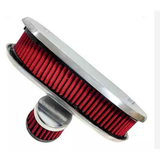 FILTRO DE AR ESPORTIVO OVAL CARBURADOR BROSOL 2E e 3E