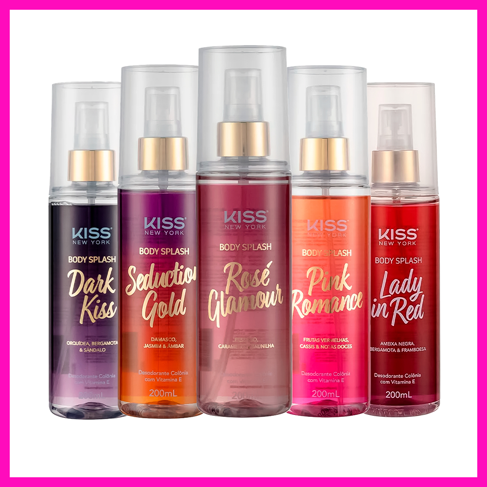 Kiss New York Body Splash 200ml (Desodorante e Colônia com Vitamina E)