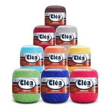 KIT COM 3 Linhas de Croche Clea 125 Metros em Oferta na Shopee