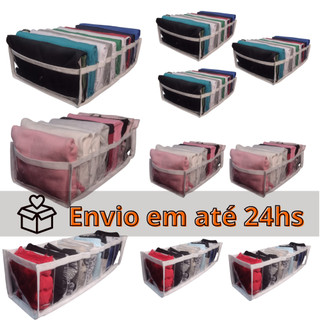 kit 10 colmeia organizadora de gaveta e guarda roupa P, M, G organizador  de gavetas e roupas