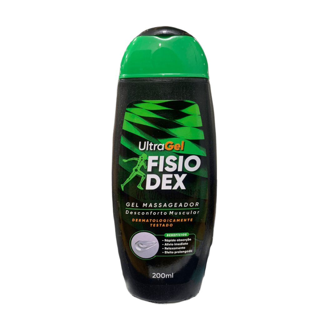GEL MASSAGEADOR FISIO DEX - 200ML em Oferta na Shopee