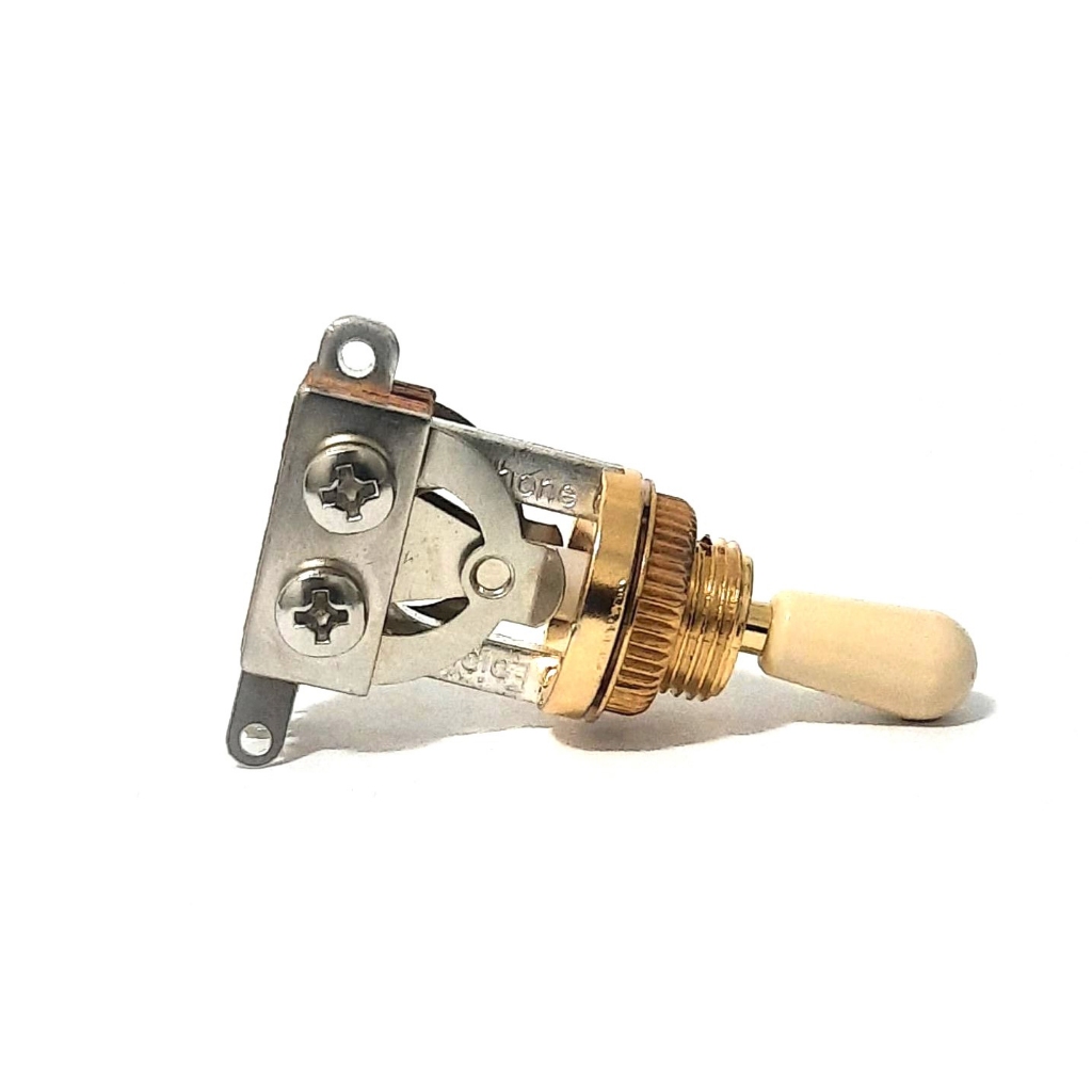 Chave Seletora 3 Posições Epiphone Original Dourada Knob Evory - Guitarra Les Paul Sg Prs Lp