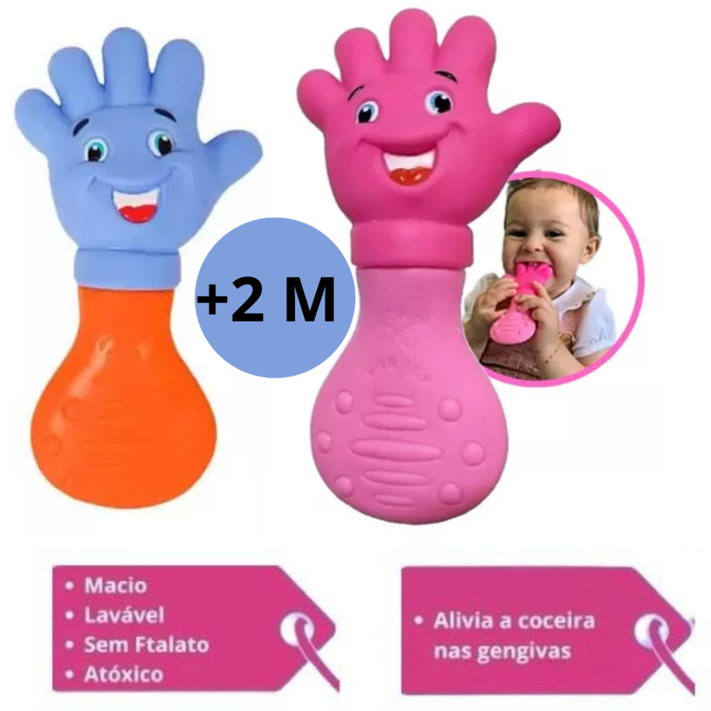 Mordedor bebe maozinha mão /pezinho/estrela/ silicone macio vilatoy menino menina Massagiador DENTAL