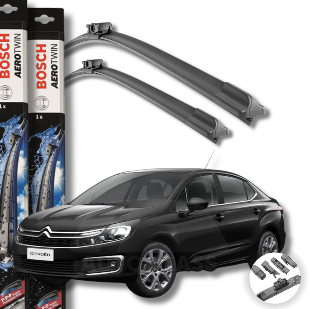 Palheta Limpador Bosch Parabrisa Citroen C4 Lounge 2013 2014 2015 2016 2017 2018 em Oferta na Shopee
