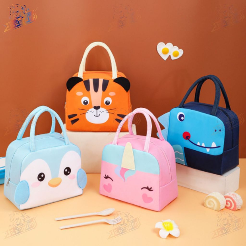 Bolsa Térmica Infantil Lancheira Fitness Viagem Animais