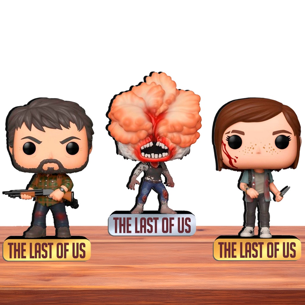 Totens Mdf The Last of Us Enfeite 12 cm Decoração GEEK Colecionável Boneco POP Games Centro de Mesa em Oferta na Shopee