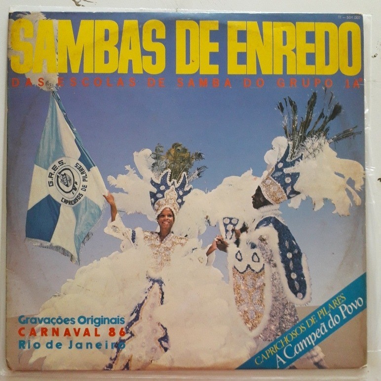 LP Vinil Samba enredo Rio 1a 1986 novo original top tape
