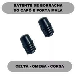 Batente Borracha Porta Mala e Capô Celta Omega Corsa - 2 unidades