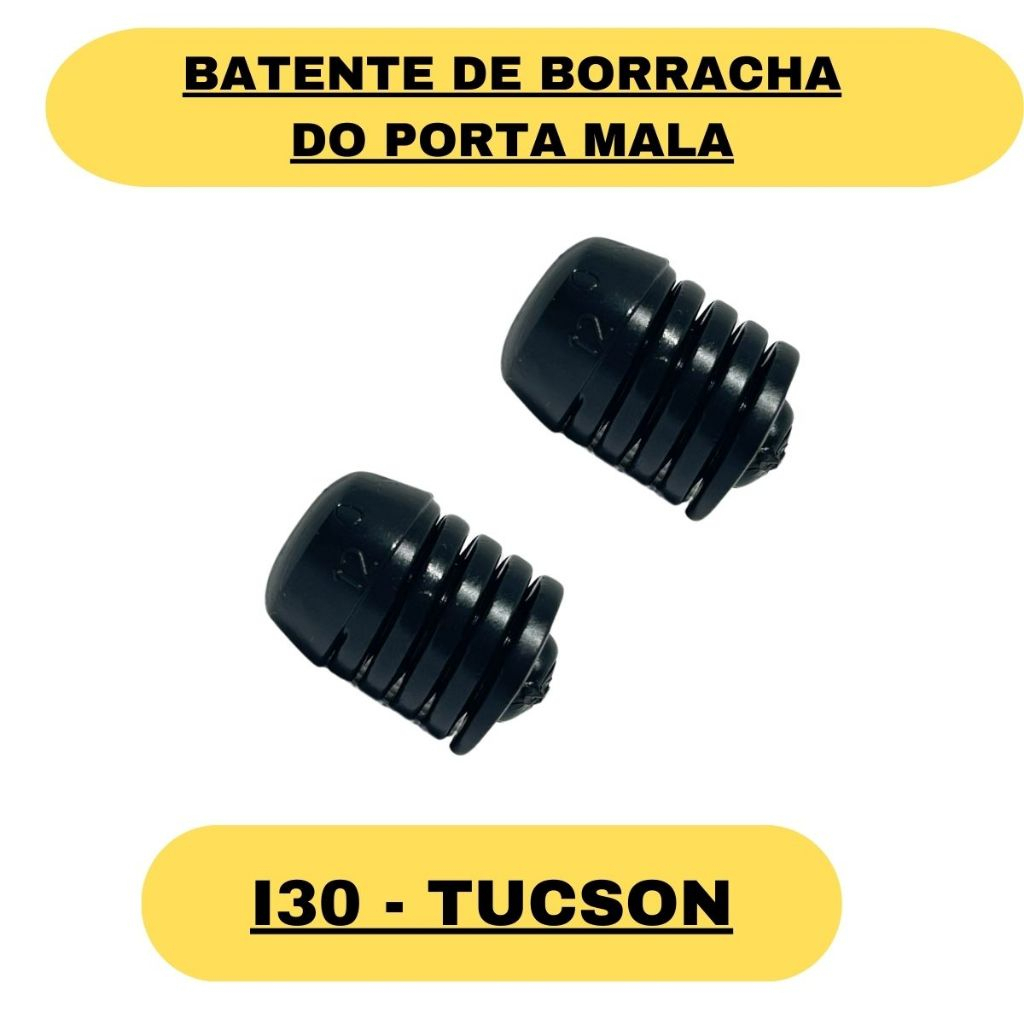 Batente Borracha Porta Mala  I30 e TUCSON - 2 unidades em Oferta na Shopee