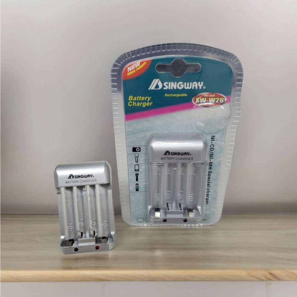 Carregador De Pilhas Rápido Bivolt AA/AAA