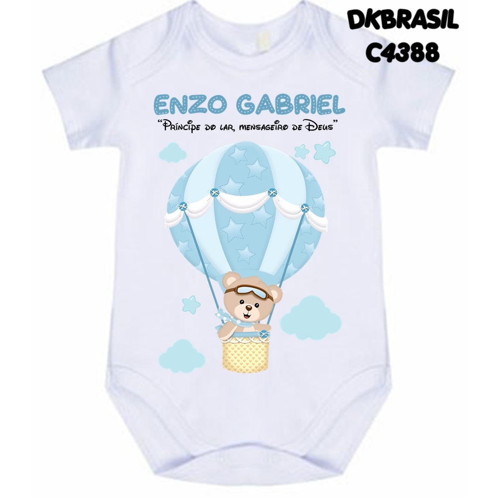 Body Ursinho Baloeiro Significado do nome Enzo Gabriel