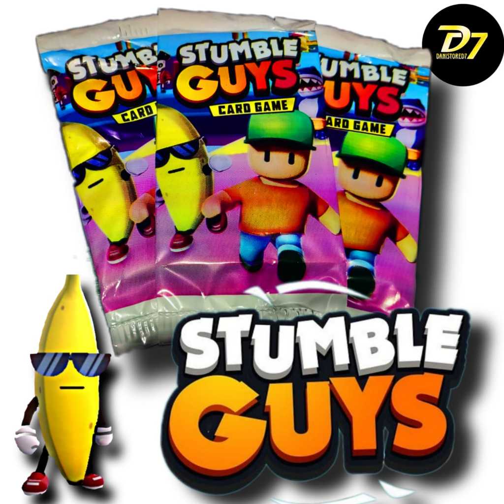 Kit 200 Cards figurinhas do STUMBLE GUYS para bater > kit de 50 / 100 / 150 / 200 Pacotes em Oferta na Shopee