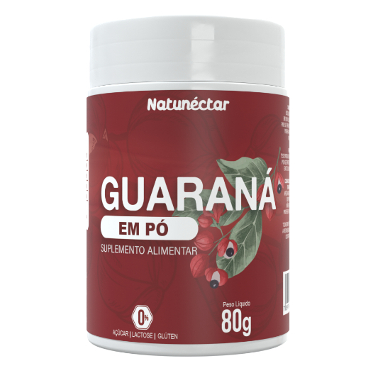 Guaraná Em Pó 80g - Suplemento Natunéctar- Proteína- Energia e atenção