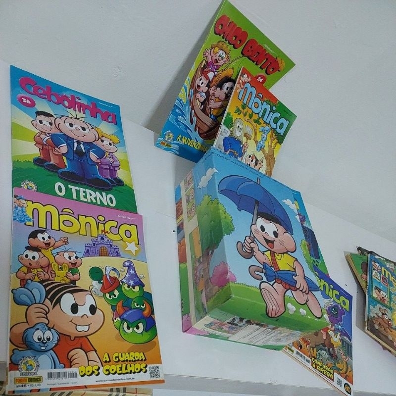 kit Gibis 10 Almanaques Turma da Mônica  c/10  edições inéditas SEMINOVAS