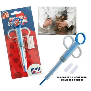 Seringa Aplicador de Remédios Comprimidos Pet Cachorro Gato em Oferta na Shopee