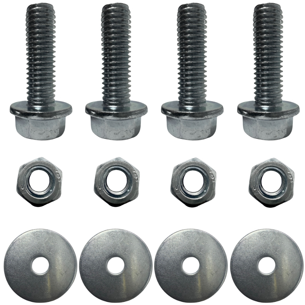 Kit Parafuso + Arruela + Porca Fixar Baú 90l 162l 152l 144l Bauleto Carga Moto Mn3 Pro Tork Universal