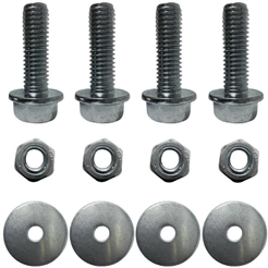 Kit Parafuso + Arruela + Porca Fixar Baú 90l 162l 152l 144l Bauleto Carga Moto Mn3 Pro Tork Universal