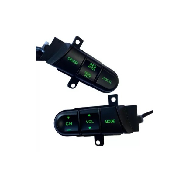 Par Botão Comando Volante Piloto Automatico Radio Para Honda Civic 2006 A 2011