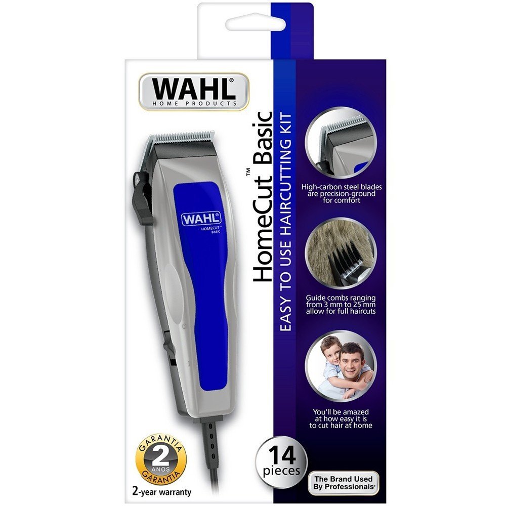 Máquina Cortador de cabelo Wahl Home Cut Basic Cinza