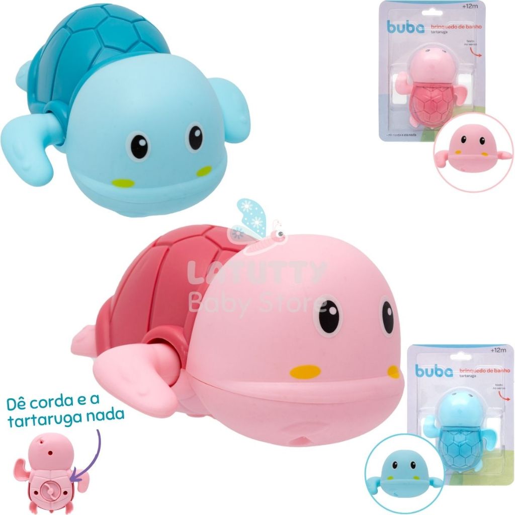 Brinquedo De Banho Buba Água Banheira Bebê Brinquedo de Corda Infantil Tartaruga que Nada