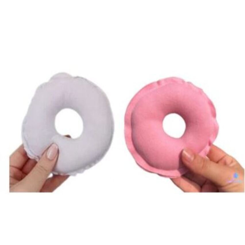 Protetor de Seios para Amamentação Rosquinha de Algodão Kit 4 Unidades Alívio para Mamilos Machucad