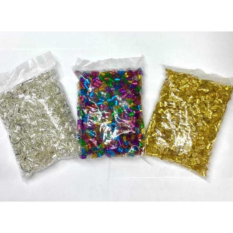 100 peças Anéis para trança Para Box Braids Tranças Jumbo Dreds Cabelos em Oferta na Shopee