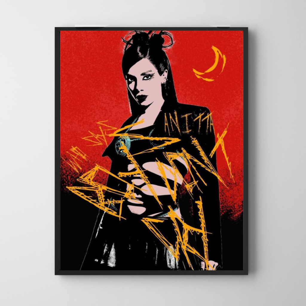Placa decorativa - Anitta - Cantora - Musa - Lenda - Compositora - Quadro decorativo