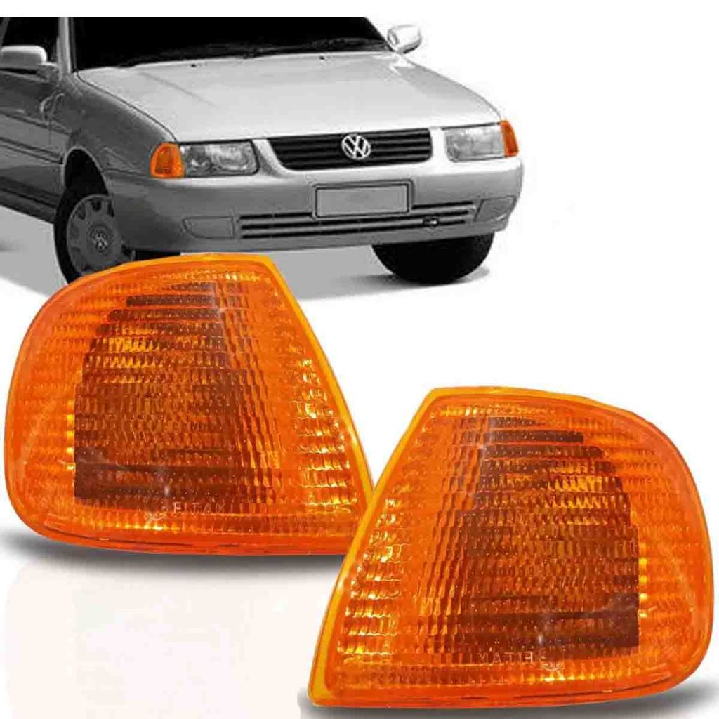 LANTERNA DE PISCA DIANTEIRA SANTANA 1998 1999 2000 2001 2002 AMBAR 98 99 00 01 02