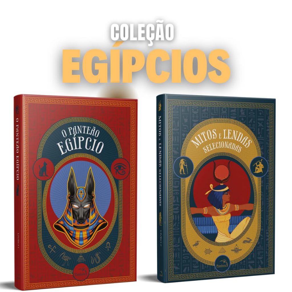 Livros O Panteão Egípcio e Mitos e lendas Egípcias -  Capa Dura - Coleção Egípcios‏
