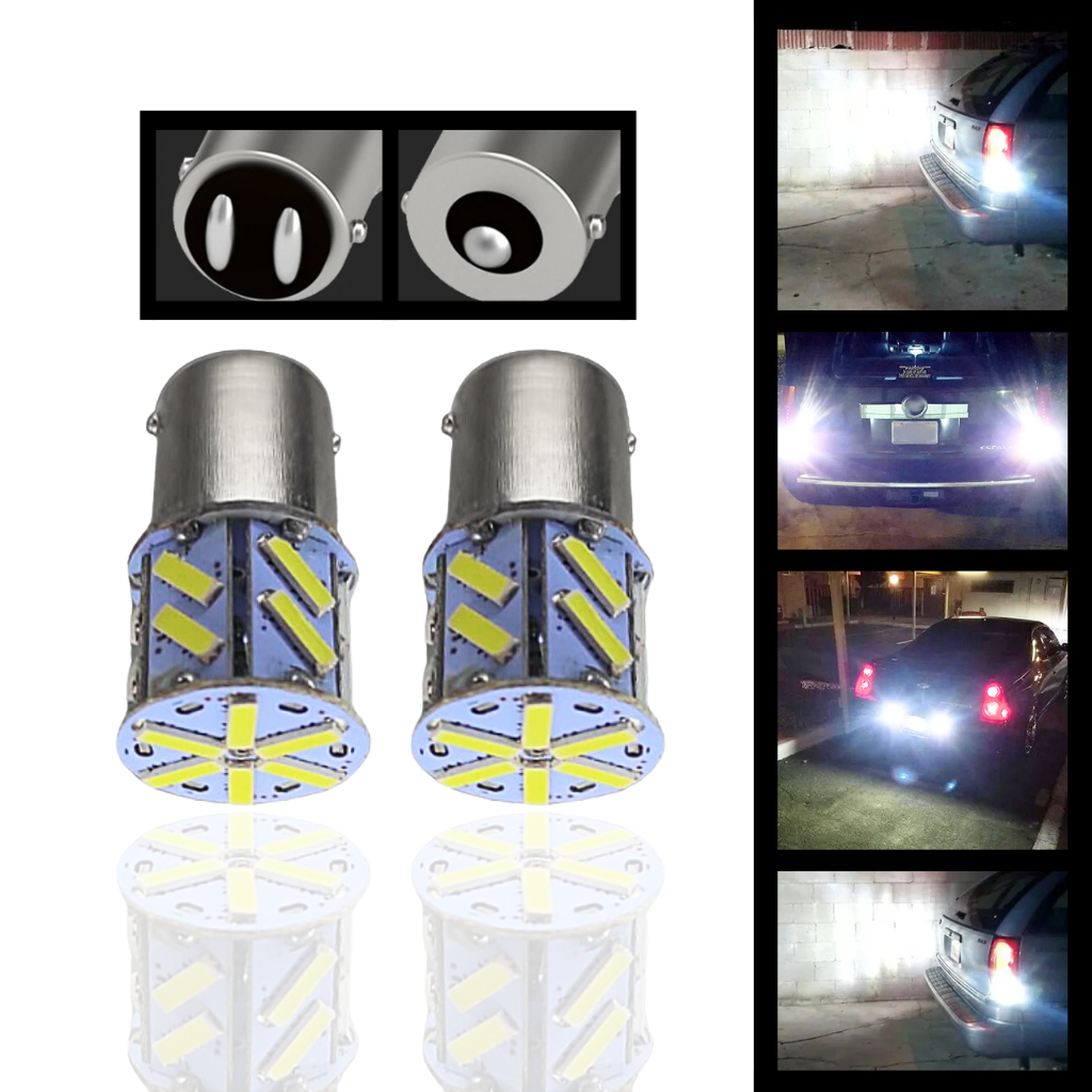 Par Lâmpada Ré Torre 18 Leds 1 Polo 2 Polos 12v  Seta Pisca Freio Lanterna Super Led Luz Branca Direção Ré Traseira em Oferta na Shopee