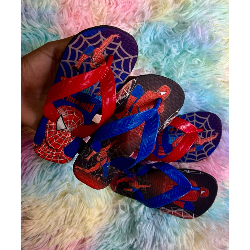 Chinelo Infantil do Homem-Aranha Personalizado Presente Criativo para Meninos e meninas