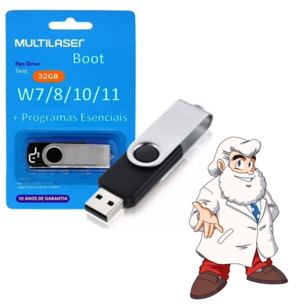 Pendrive Bootavel C/ Windows 7/8/10/11