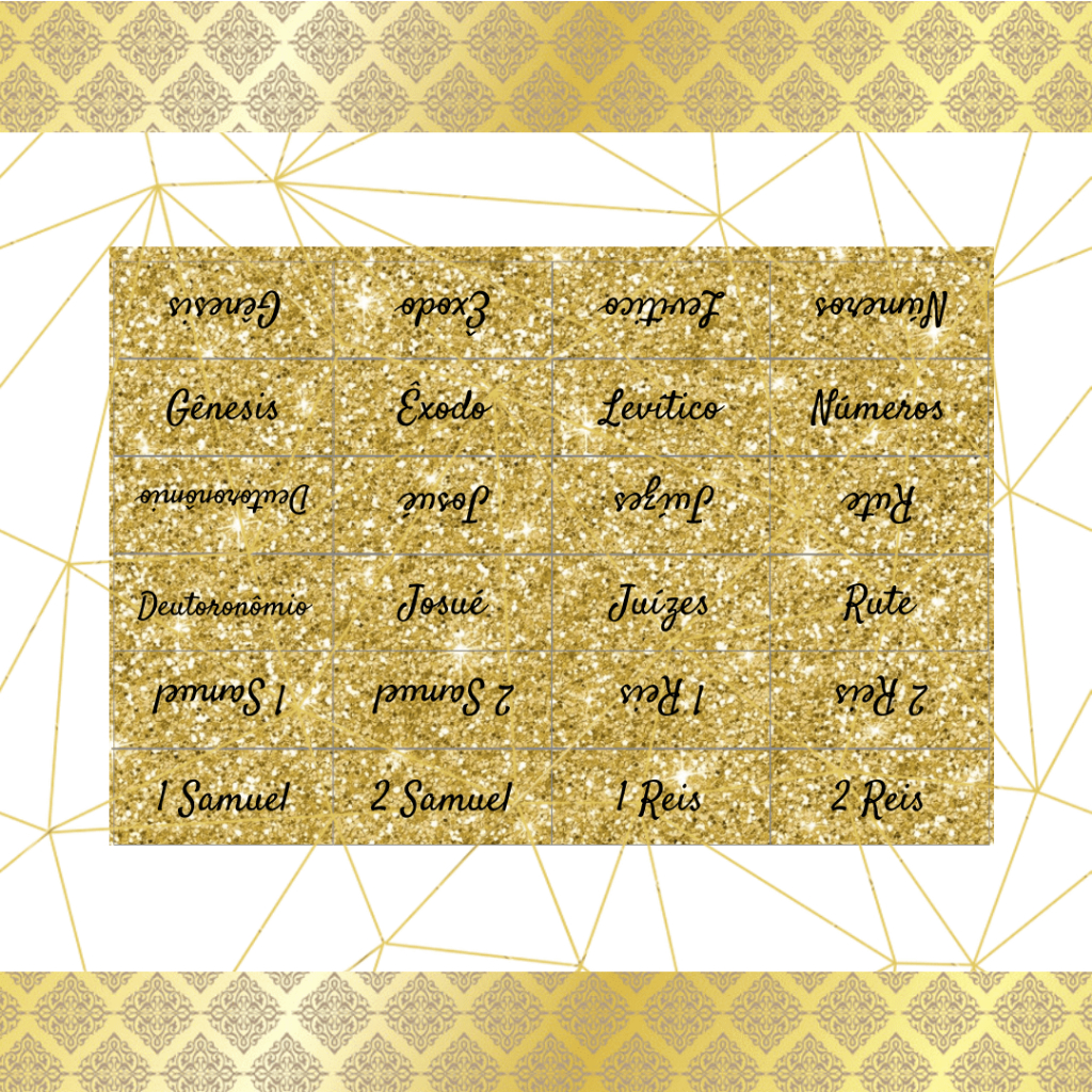 Aba para Bíblia de Genesis ao Apocalipse 66 livros Desenho Dourado em Oferta na Shopee