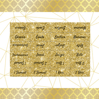 Aba para Bíblia de Genesis ao Apocalipse 66 livros Desenho Dourado em Oferta na Shopee