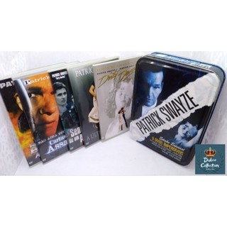 Box Lata DVD Patrick Swayze Edição Especial de Colecionador 5 DVDs - Original Rara!