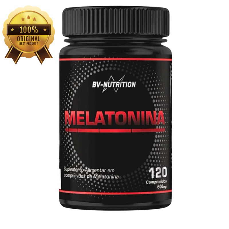 SUPLEMENTO ALIMENTAR - MELATONINA 100MG - SABOR MARACUJÁ - 120 COMP - BV NUTRITION