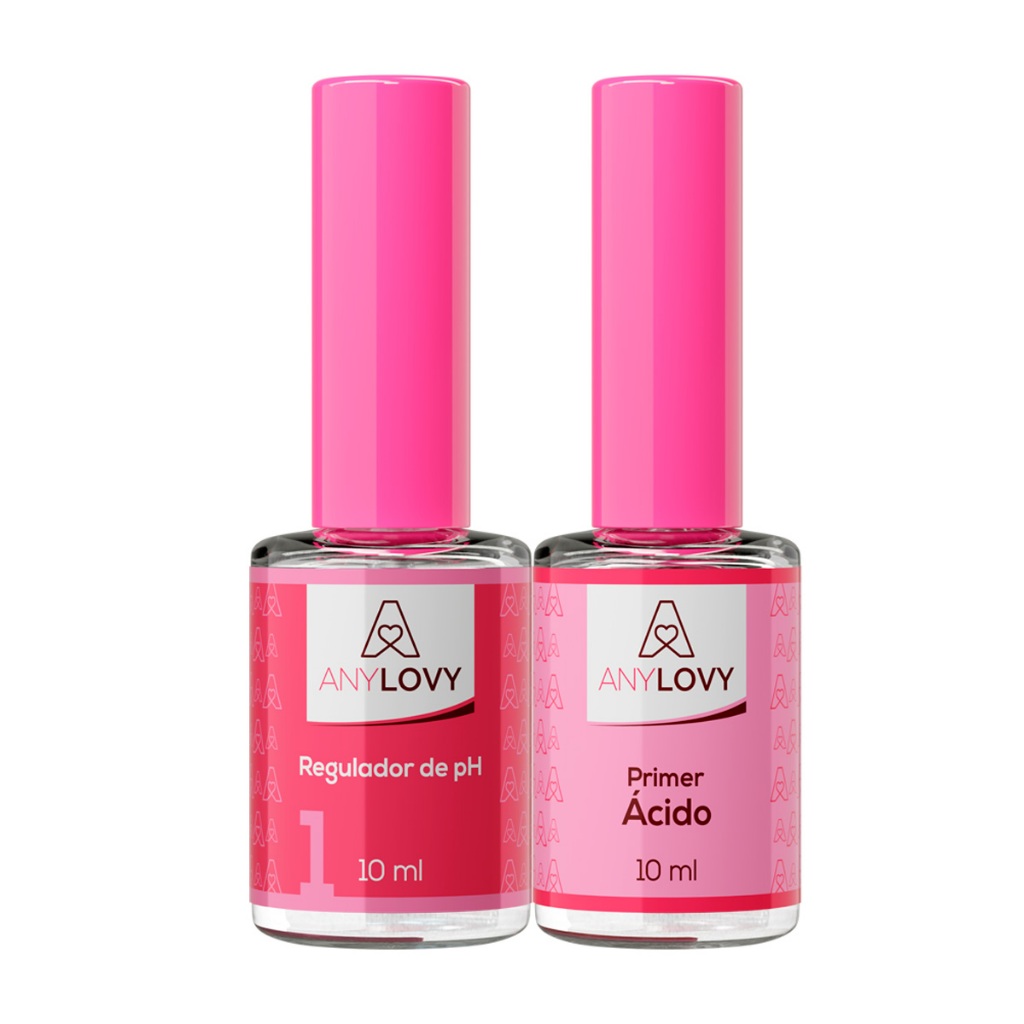 Kit Preparadores De Unha Anylovy - Primer Ácido + Regulador De Ph em Oferta na Shopee