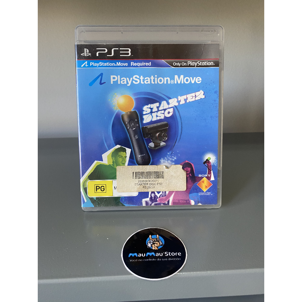 Playstation Move Starter Disc PS3 - Original Usado Jogos de Playstation 3