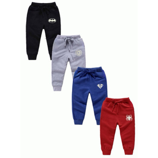 CONJUNTO 4 Calças infantil Moletom Menino Super Herois Personagens em Oferta na Shopee