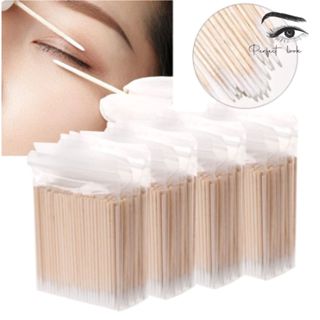 500 Palitos com Algodão ponta fina Para Henna E Micropigmentação, unhas em Oferta na Shopee