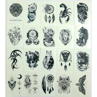 25 tatuagens tribal masculina feminina temporária adulto em Oferta na Shopee