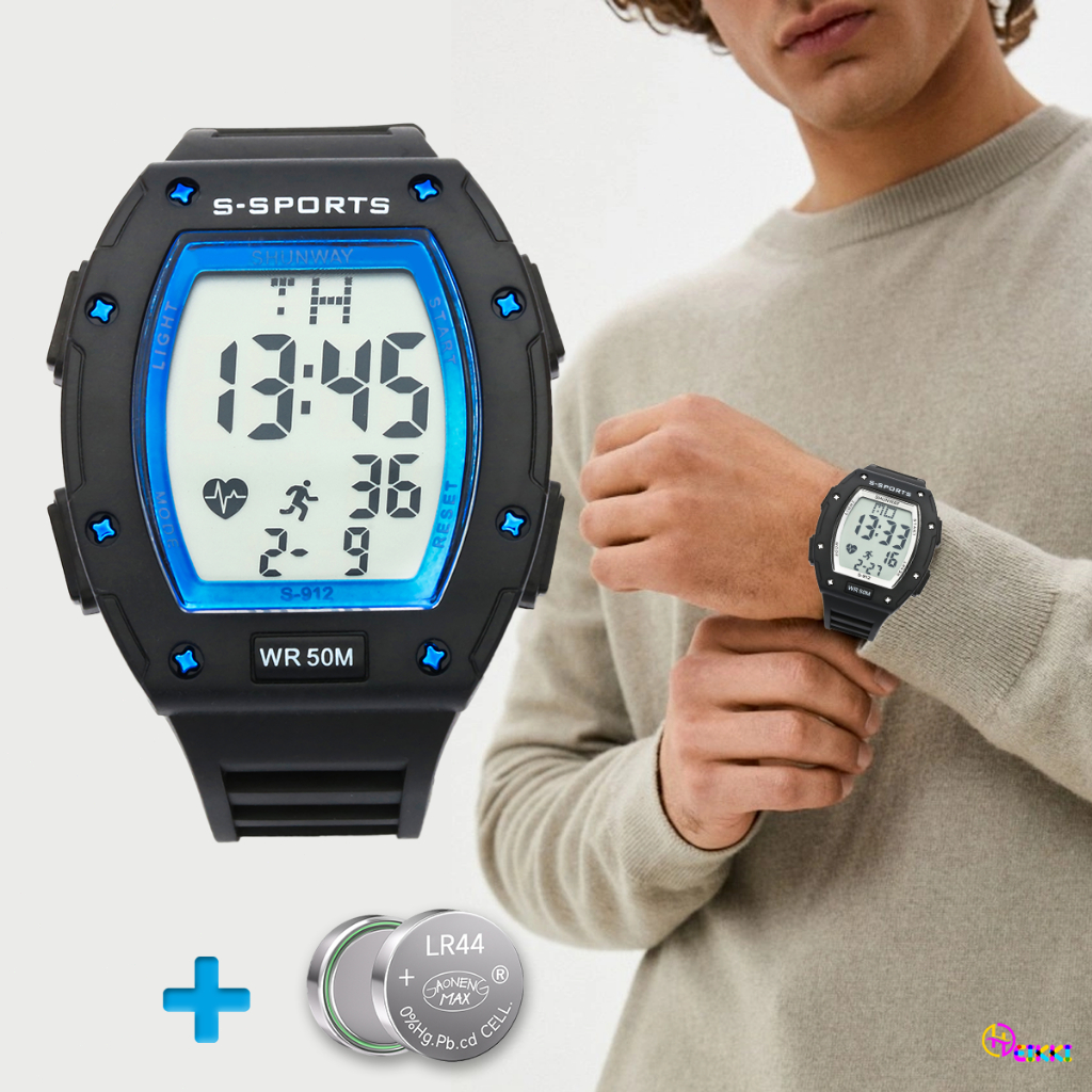 Relógio Eletrónico A Prova D Água Para Estudantes Multifunções Exterior Esportivo De Corrida Para Trabalho em Oferta na Shopee