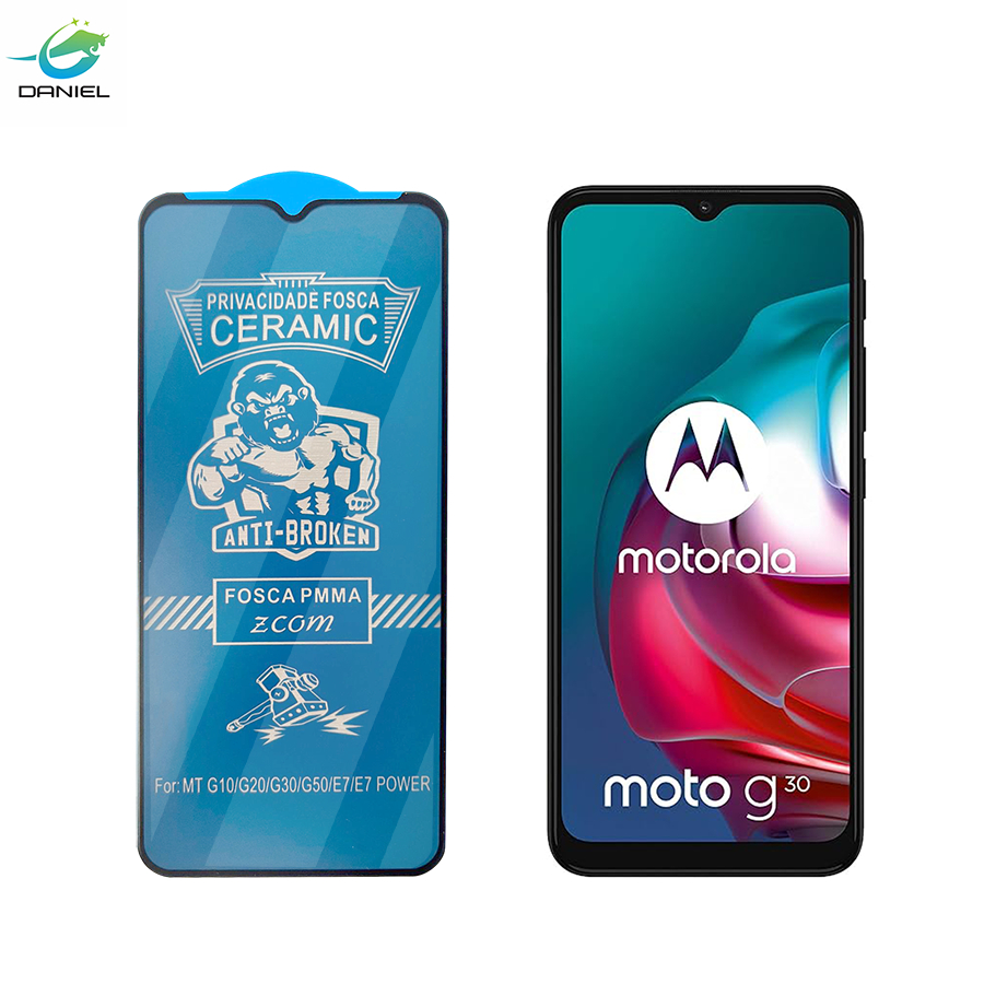Daniel Película cerâmica de Fosca privacidade MOTO E30 E13 E20 E22 E32 E7 E7 POWER E40 EDGE 30 ONE PUSION Película protetora